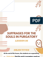 Lesson 16 - Suffrages For The Souls in Purgatory