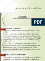 Pendewasaan Usia Perkawinan