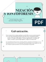 galvanizacion y iontoforesis