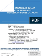 Kebijakan Kurikulum Untuk Mengatasi Lost Learning