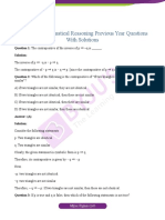 JEE Main Mathematical Reasoning Previous Year Questions With Solutions