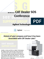 CAT Dealer SOS Conference Agilent Technologies