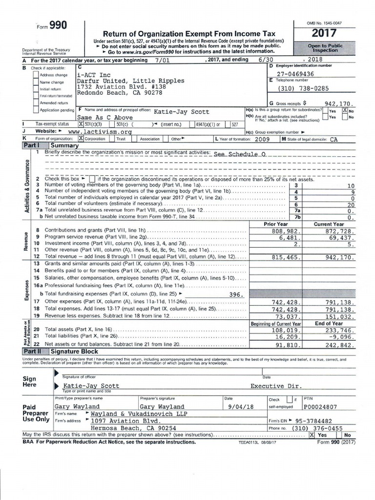 Fed Tax Return (Public) 20172018 PDF