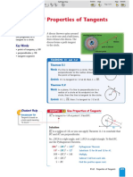 Properties of Tangents: Student Help