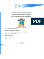 Proceso de Transformación en La Cadena de Suministro YESSICA FLORES ARCE 4B