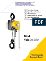 Yalelift 360 - Operating Manual