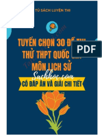 Tuyển chọn 30 đề thi thử THPT Quốc gia môn Lịch sử