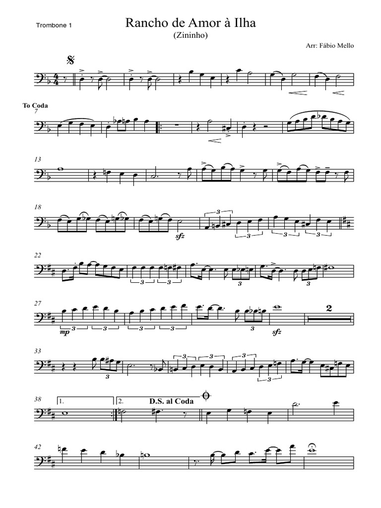 Trombone 1 | PDF