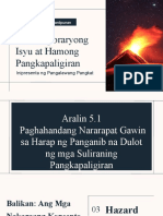 Module 5, Araling Panlipunan: Kontemporaryong Isyu at Hamong Pangkapaligiran