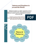 1.1 Patterns and Numbers in Nature and The World