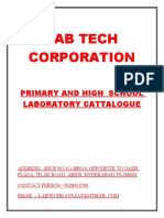  Primary and High School Cattalogue by LAB TECH CORPORATION