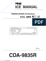 ALPINE CDA9835r Service Manual