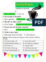 Invitations Worksheet Ramos