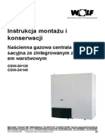 Instrukcja Montazu I Konserwacji CGW PL 3061240 0709