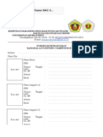 Formulir Pendaftaran NAC 2022