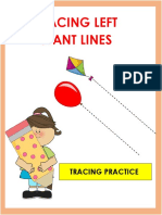 Tracing Left Slanting Lines