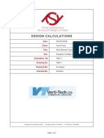 Wire Banner Frame Design Calculations