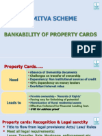 Bankability of Property Cards