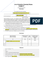 Form-F-Nomination-Gratuity Sample