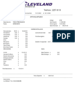 Empresas Cleveland S.A 3-101-117809 Céd. Jur.: Telefono: 2257-8118