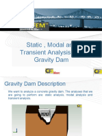 Analysis of a Gravity Dam