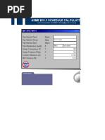 B31.3 Schedule Calculator v1.1