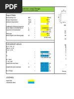 Expansion Loop Design Sheet