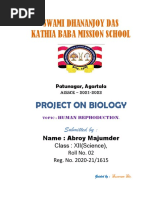 Biology Project Class XII