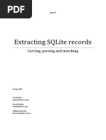 Sqlite Carving extractAndroidData