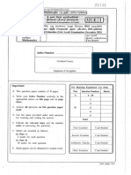 2016 OL Mathematics Past Paper English Medium