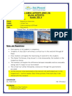 Bal Sabha Activity Class III-V Virtual Tour Wind Mill Renewable Energy