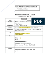 Periodic Test 1 Portion GR 10