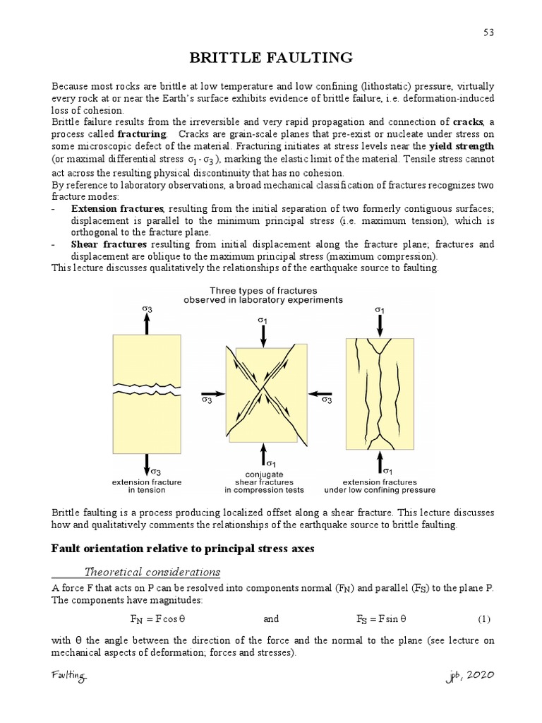 2 Faulting | PDF | Fracture | Stress (Mechanics)
