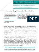 Distribution of Fungi Diseases in Hot Climate Conditions