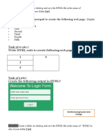 HTML Practical Exam