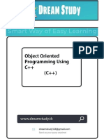 Object Oriented Programming Using C++ (C++) Handwritten Note