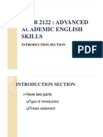 ULAB 2122: ADVANCED ACADEMIC ENGLISH SKILLS