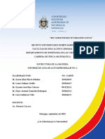 Informe 'Ejercicios Propuestos'. Guía de Autoaprendizaje No. 2. Estructura de La Materia