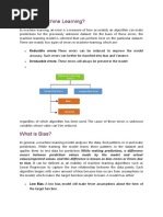 Bias and Variance