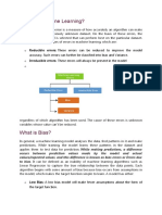 Bias and Variance