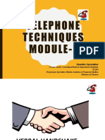 Lesson 2 - Telephone Techniques