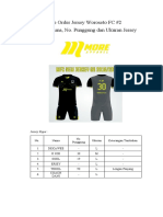 Daftar Nama PO Jersey Woroseto FC R1
