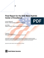 Fcto Metal Hydride Coe Final Report