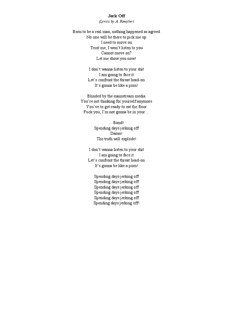 Jerk Off PDF