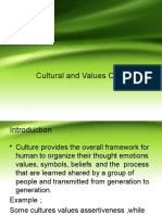 Cultural and Values Orientations - Final