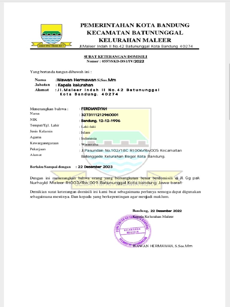 Contoh Sku | PDF