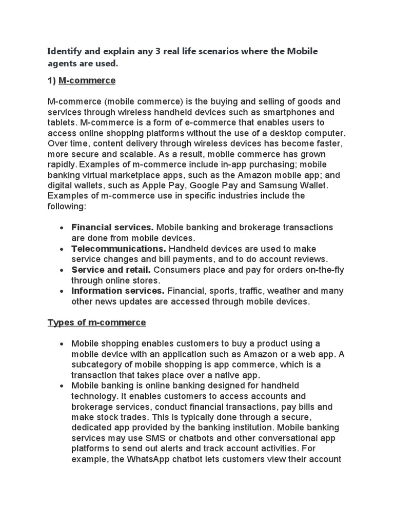 Mobile Agents | PDF