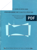 Ponts-Cadres en Beton Arme - Programme de Calcul Picf-El - 1991 Cle06f99c