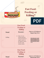 Fast Food - Feeding or Killing