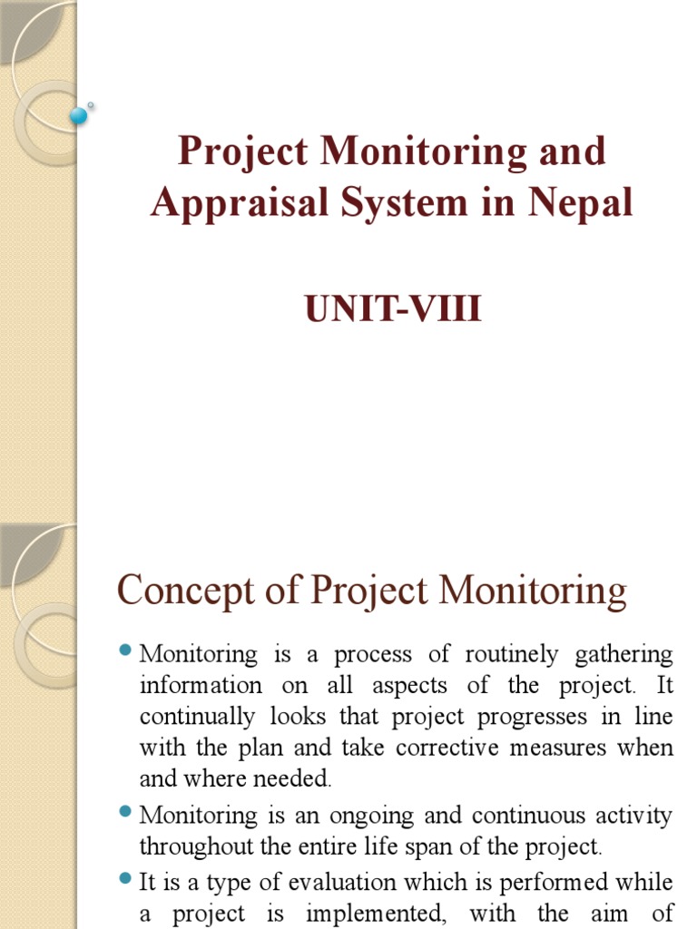 Project Monitoring System in Nepal | PDF | Net Present Value | Cost ...